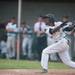 Huron's Nasheed Bass hits the ball during the fifth inning of the district finals against Skyline, Saturday, June 1.
Courtney Sacco I AnnArbor.com 